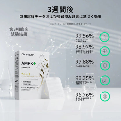 ⭐⭐⭐CleraNaure® 7-in-1 メタボリック＆シェイプアップパッチ（マイクロディフュージョン技術、24時間効果）体重管理、食欲、エネルギー、血糖代謝のためのパッチ🎄🎄🎄🎄