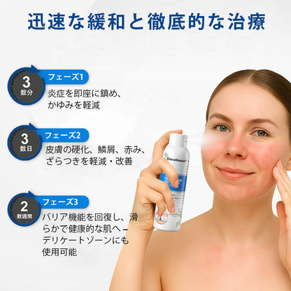 CleraNature® マグネシウムスプレー – かゆみ、赤み、敏感肌の即効リリーフ（デリケートゾーンにも対応）