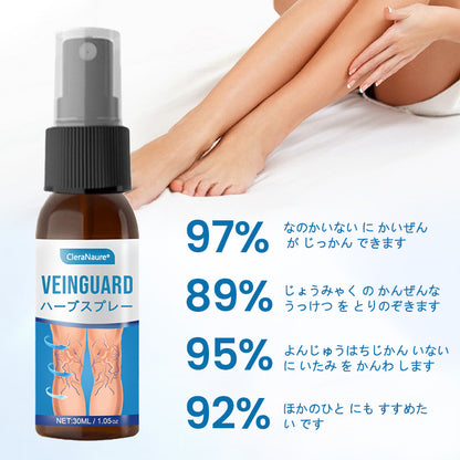 CleraNaure® VeinGuard ハーブスプレー – ✅ 臨床的に証明済み、わずか7日で静脈瘤を除去！