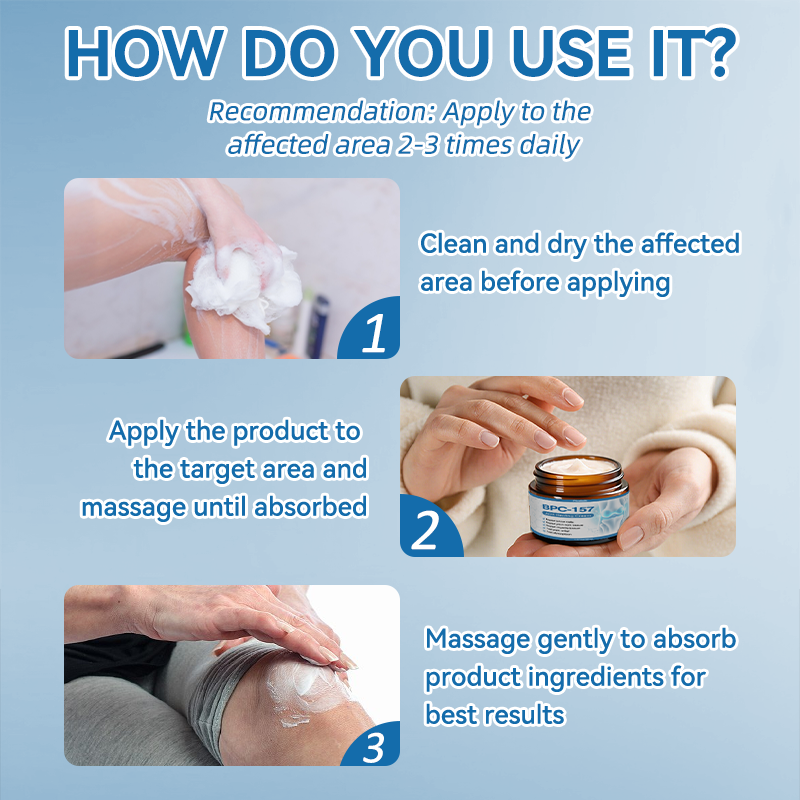 CleraNaure® BPC-157 関節治療クリーム🦴 関節炎、神経障害、リウマチ、スポーツ障害などの治療に