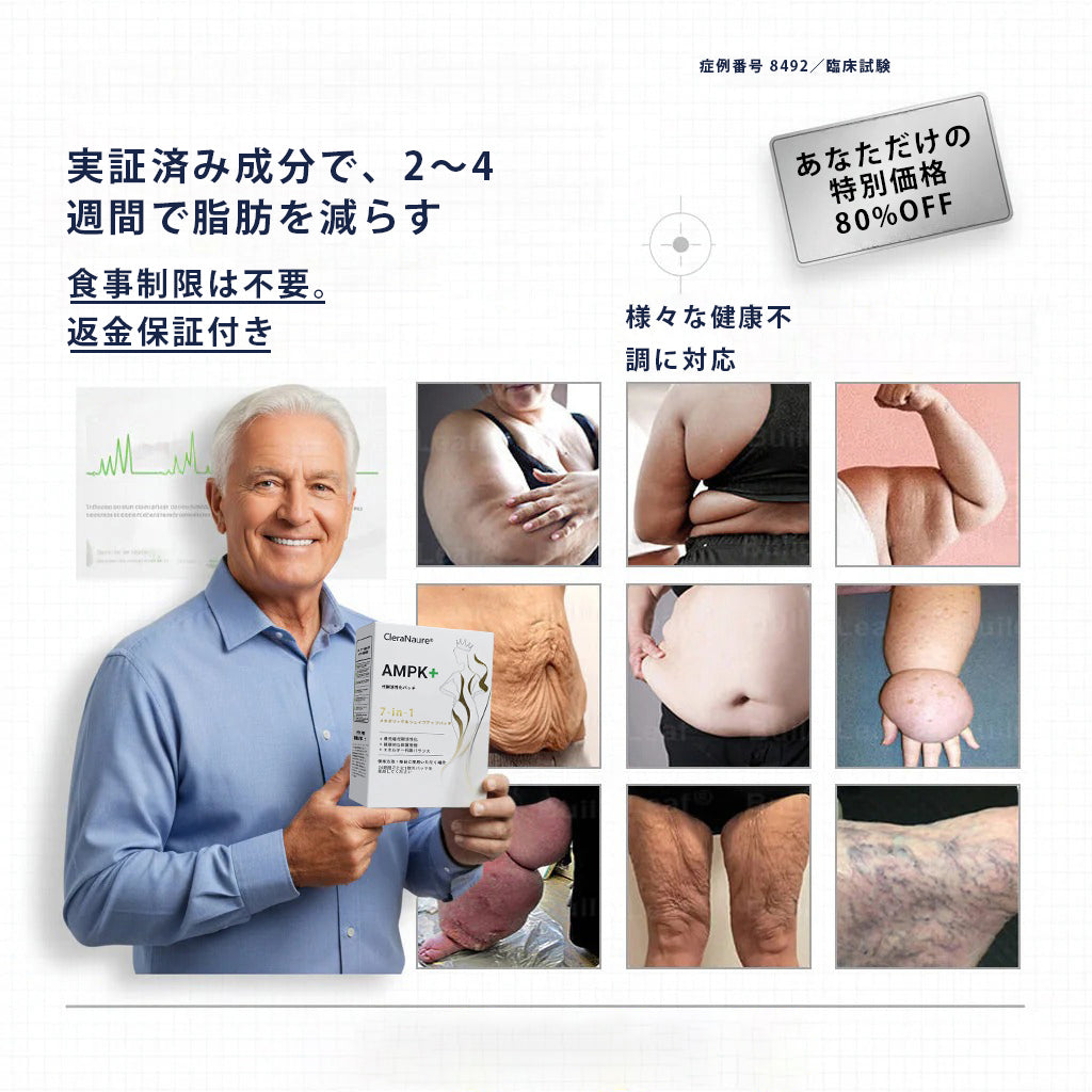 ⭐⭐⭐CleraNaure® 7-in-1 メタボリック＆シェイプアップパッチ（マイクロディフュージョン技術、24時間効果）体重管理、食欲、エネルギー、血糖代謝のためのパッチ🎄🎄🎄🎄