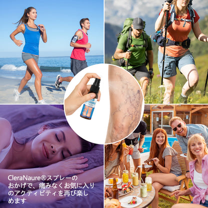 CleraNaure® VeinGuard ハーブスプレー – ✅ 臨床的に証明済み、わずか7日で静脈瘤を除去！