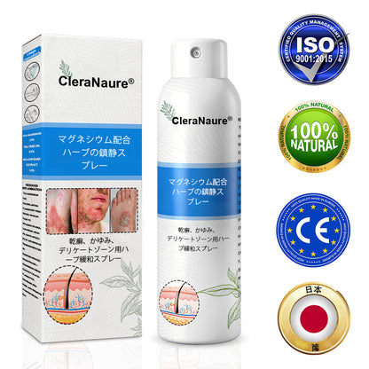 CleraNature® マグネシウムスプレー – かゆみ、赤み、敏感肌の即効リリーフ（デリケートゾーンにも対応）