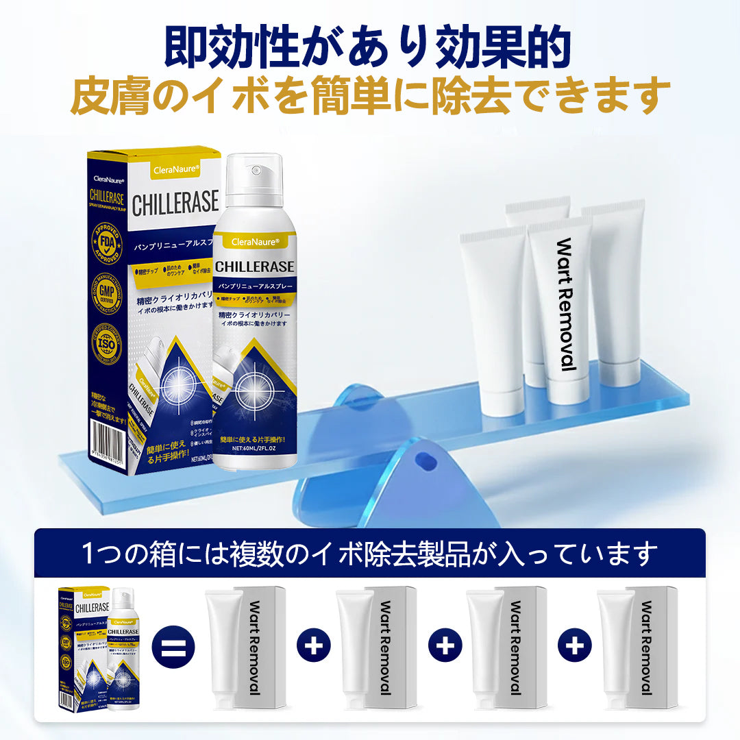 CleraNaure® チルイレイズ バンプ修復スプレー