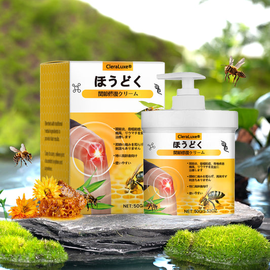 CleraLuxe® ビーベノム 関節ケア＆リペアクリーム 〜しなやかな動きへ〜